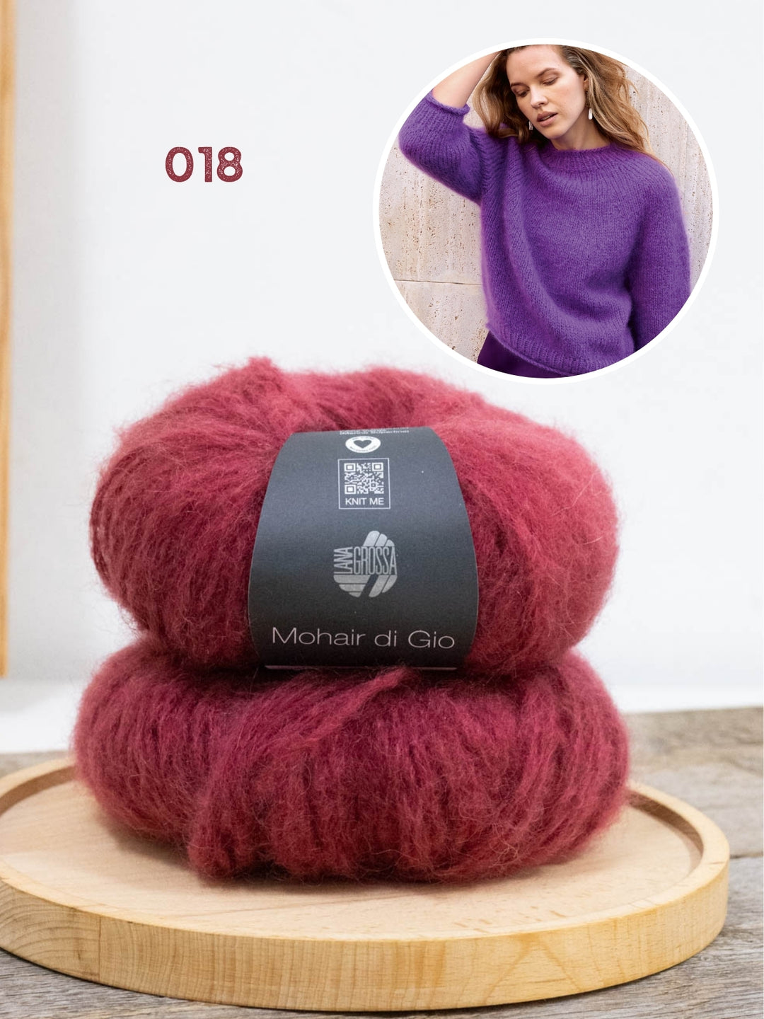Breipakket Mohair di Gio pullover