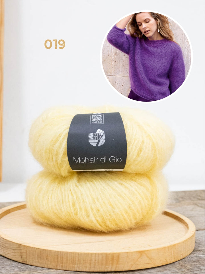 Breipakket Mohair di Gio pullover
