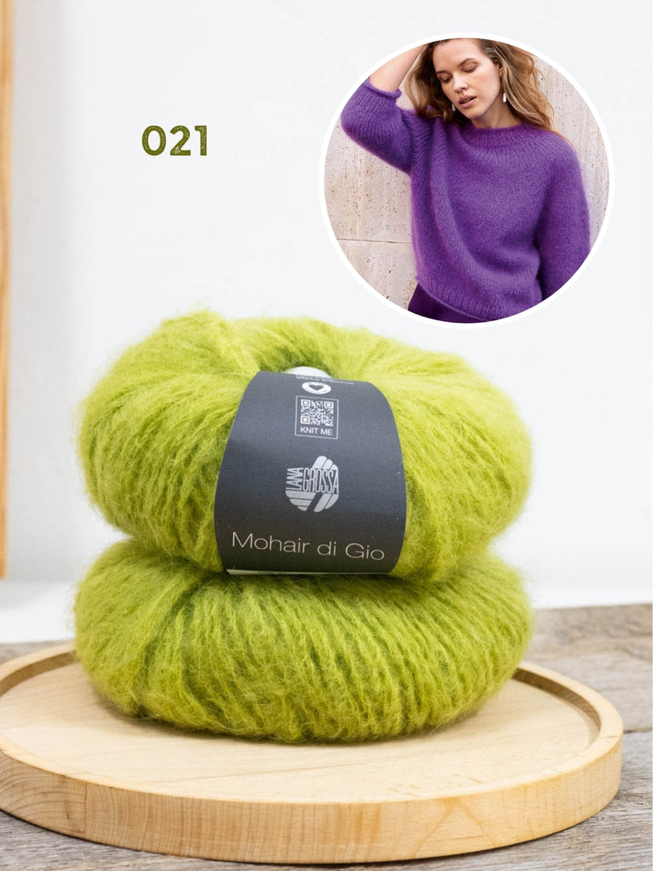Breipakket Mohair di Gio pullover
