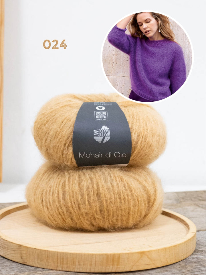 Breipakket Mohair di Gio pullover