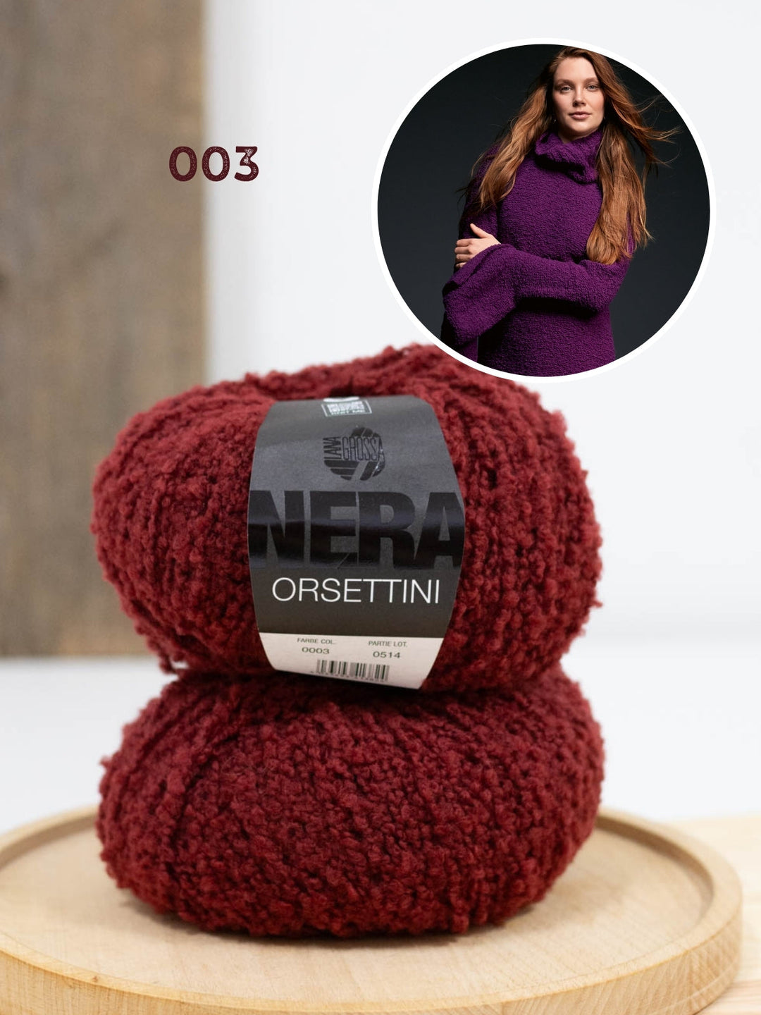 Breipakket Orsettini pullover met trompetmouwen