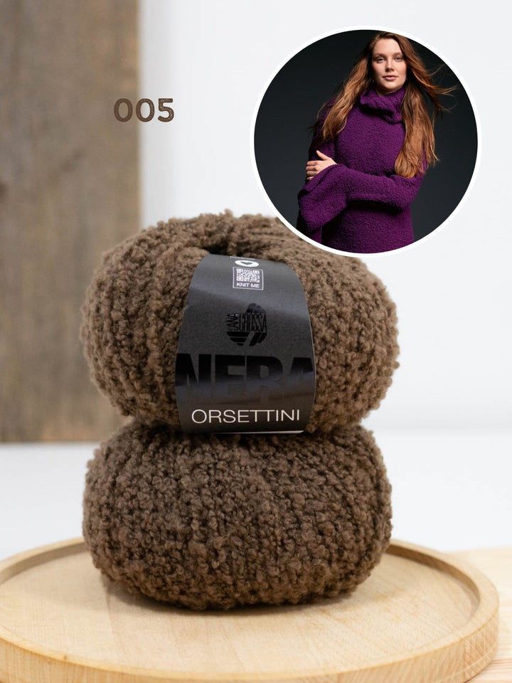 Breipakket Orsettini pullover met trompetmouwen