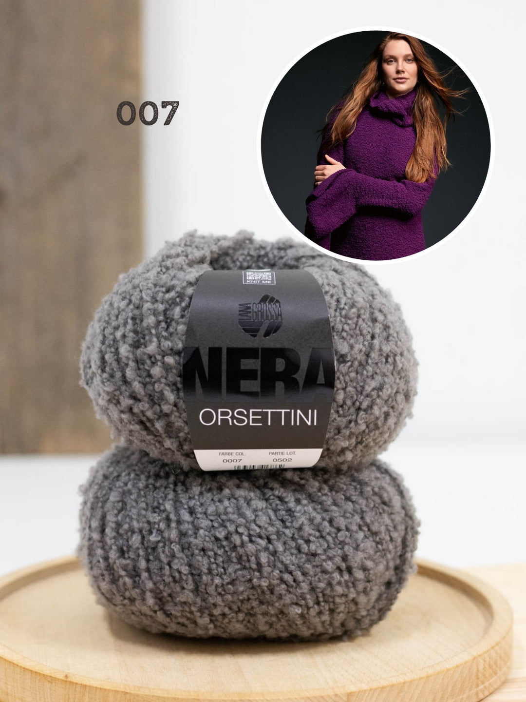 Breipakket Orsettini pullover met trompetmouwen