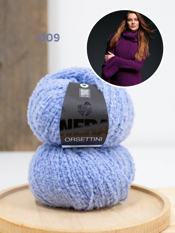 Breipakket Orsettini pullover met trompetmouwen