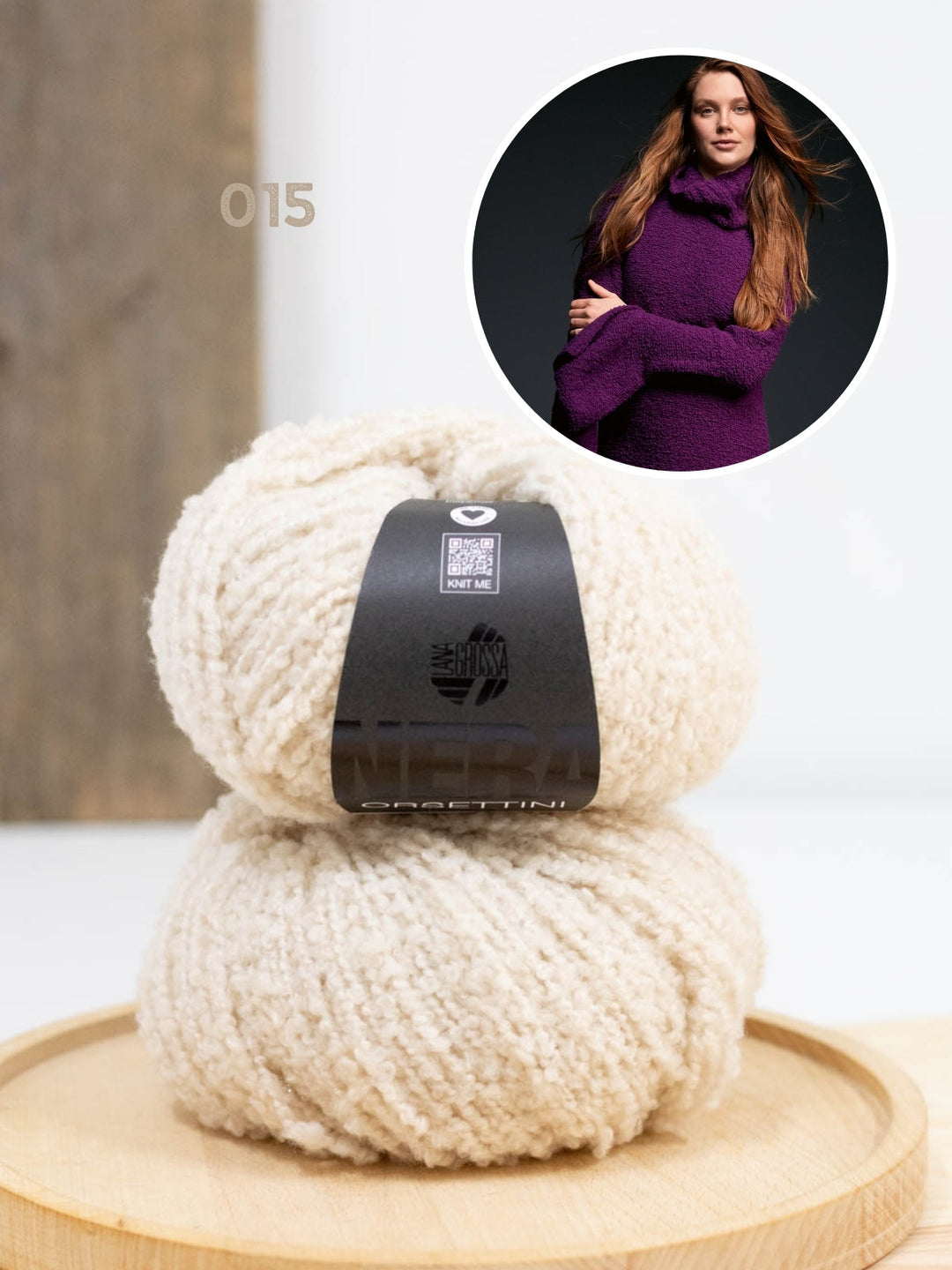 Breipakket Orsettini pullover met trompetmouwen