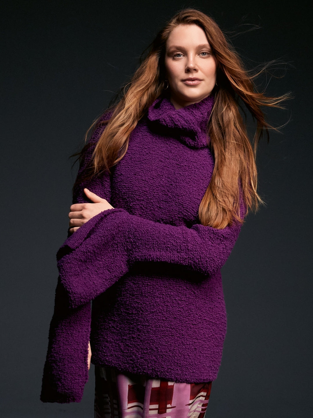 Breipakket Orsettini pullover met trompetmouwen