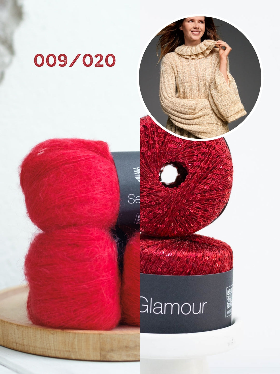 Breipakket Setasuri Glamour pullover met kraag