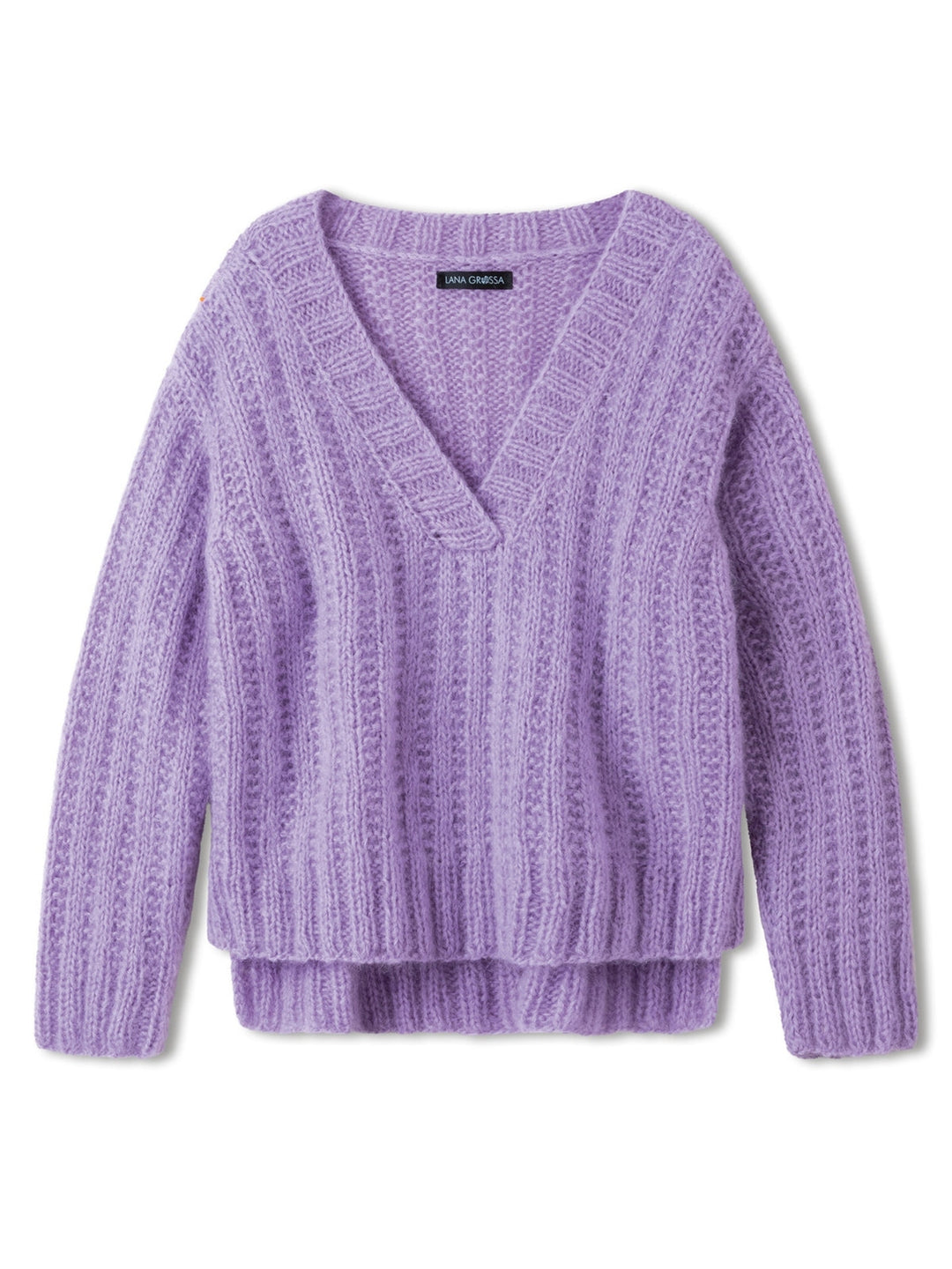Breipakket Mohair di Gio trui met v-hals