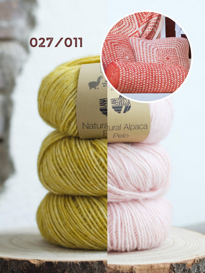 Haakpakket Natural Alpaca Pelo rolkussen