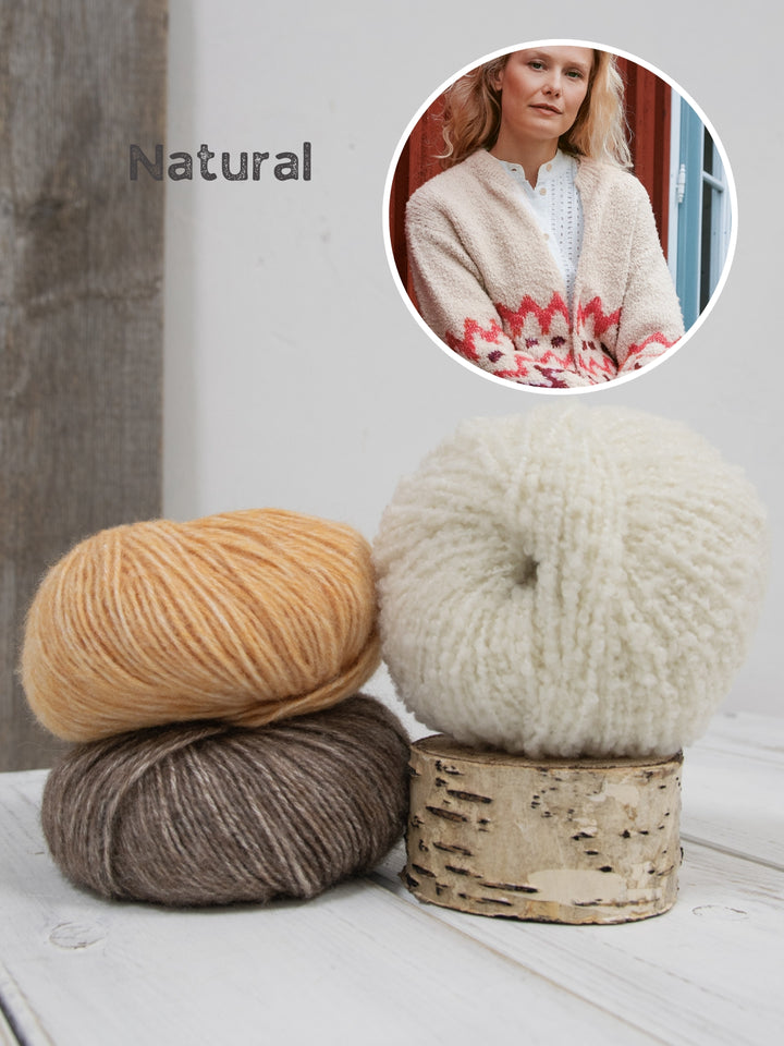 Breipakket Orsettini &amp; Natural Alpaca Pelo vest