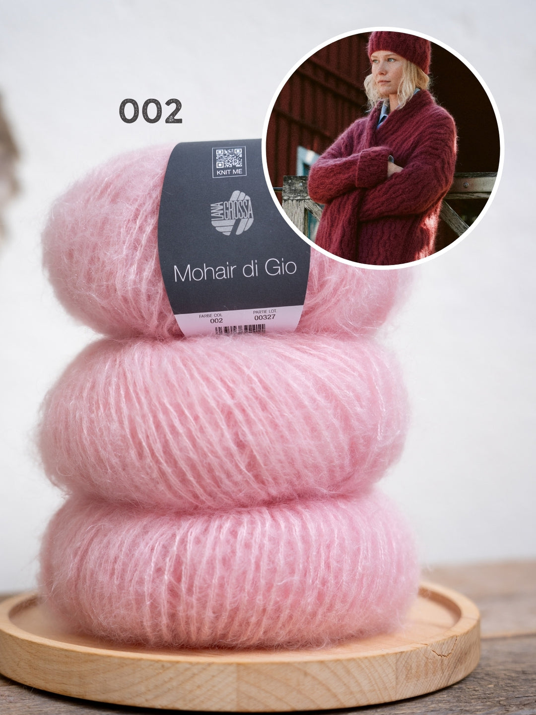 Breipakket Mohair di Gio muts