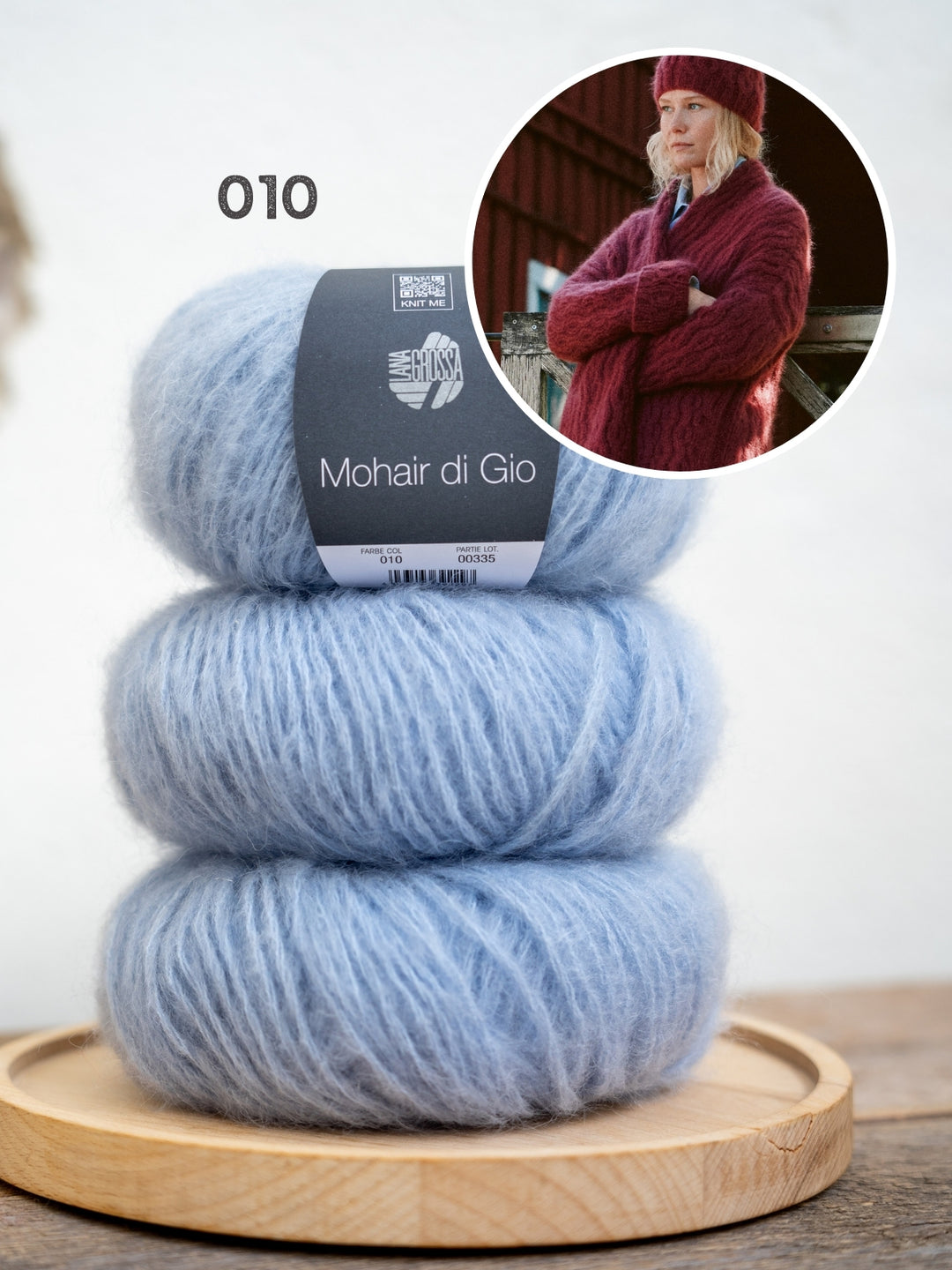 Breipakket Mohair di Gio muts