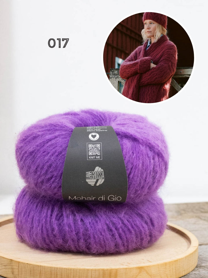 Breipakket Mohair di Gio muts