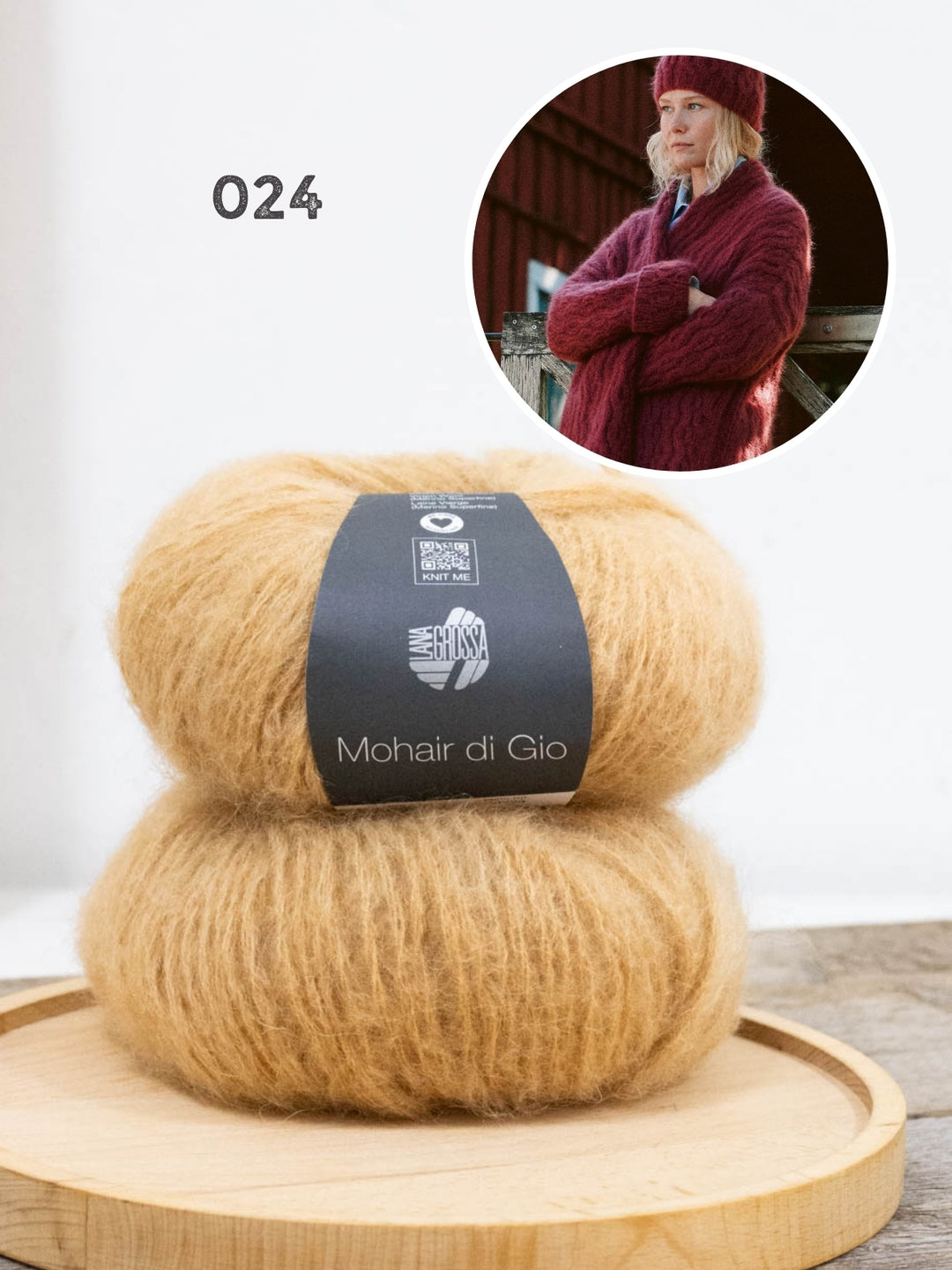 Breipakket Mohair di Gio muts