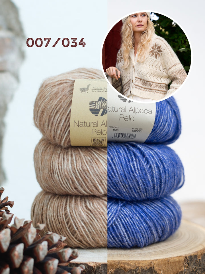 Breipakket Natural Alpaca Pelo vest