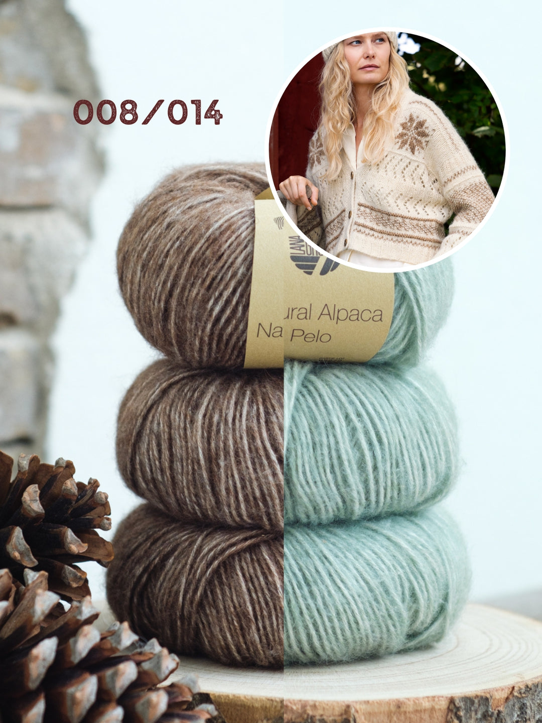 Breipakket Natural Alpaca Pelo vest