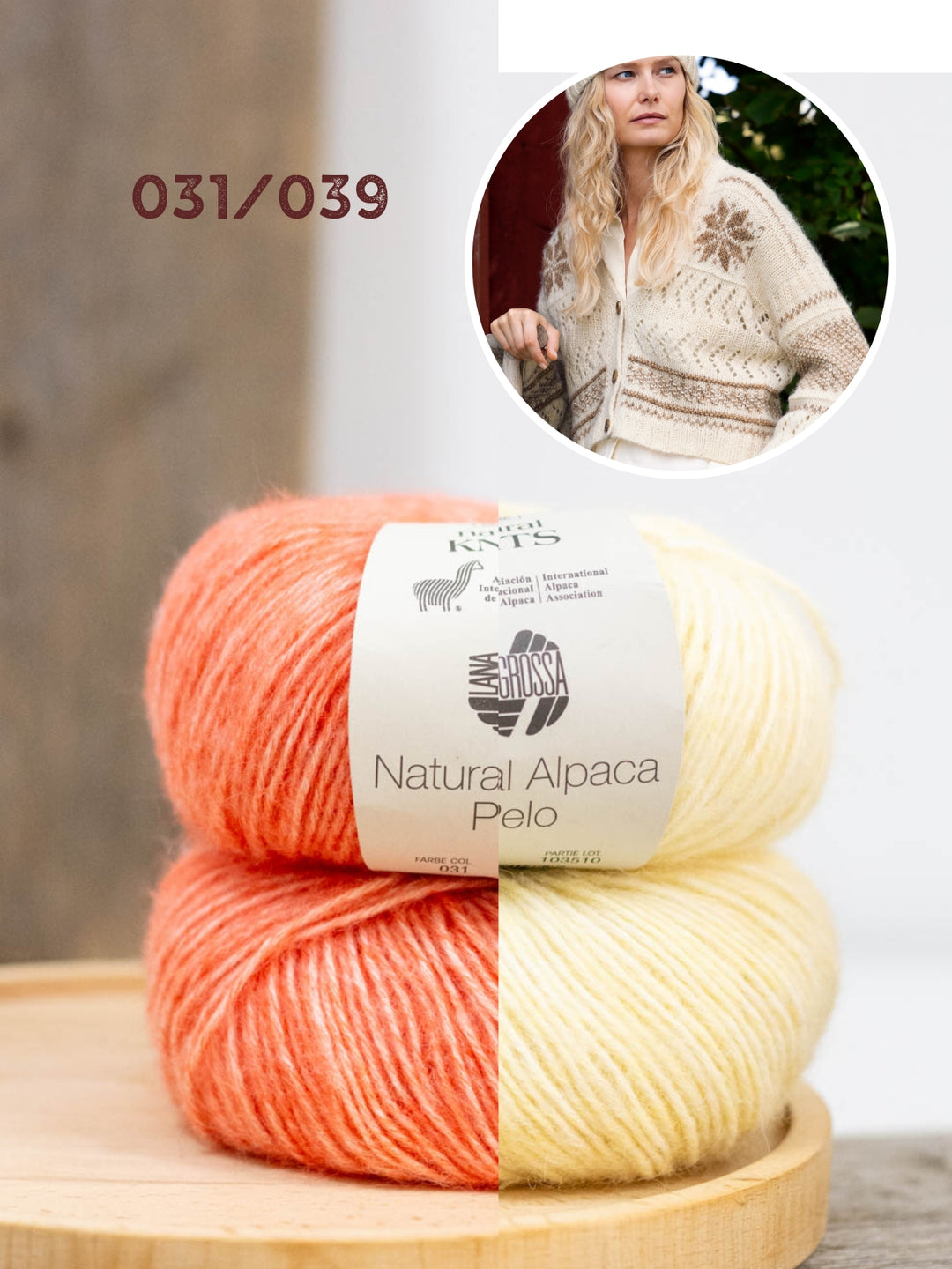 Breipakket Natural Alpaca Pelo vest