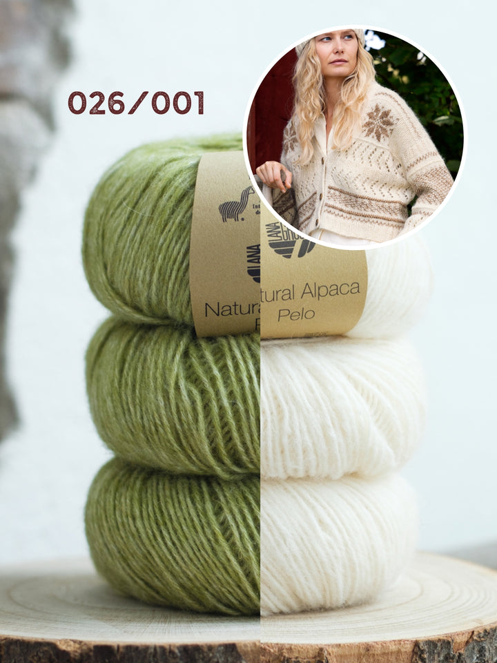 Breipakket Natural Alpaca Pelo vest