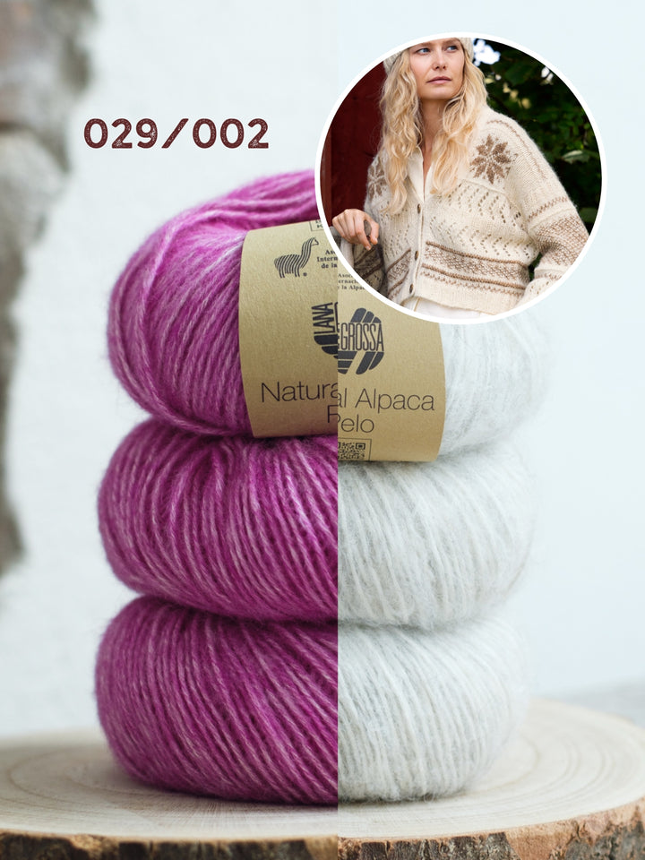 Breipakket Natural Alpaca Pelo vest