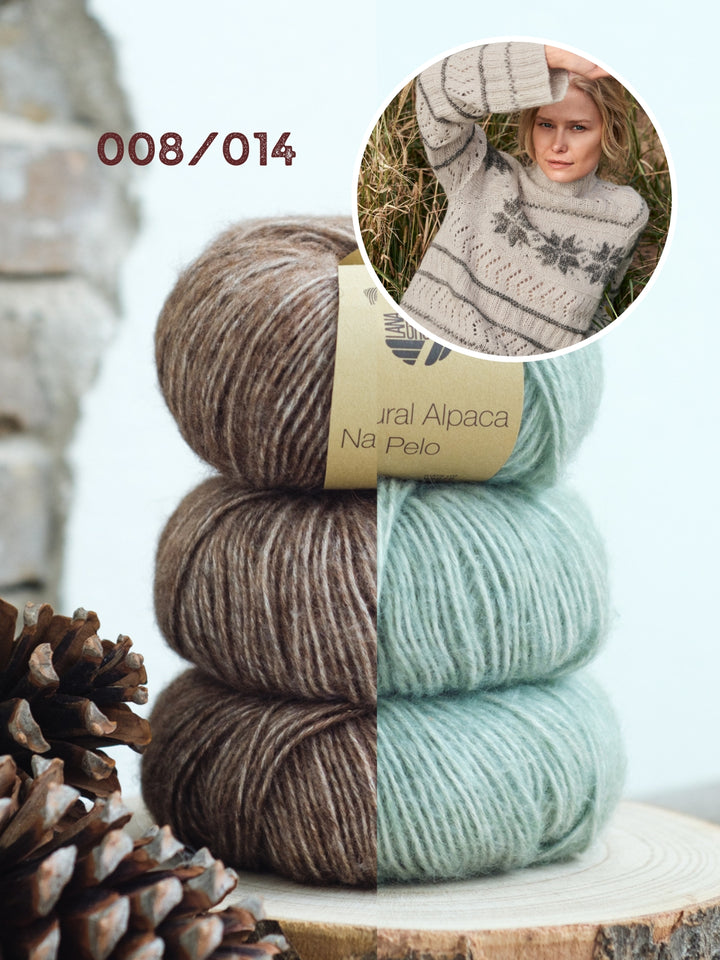 Breipakket Natural Alpaca Pelo raglantrui