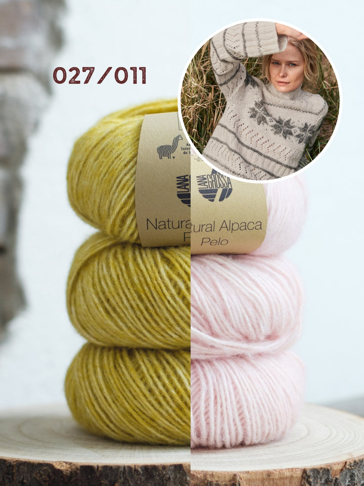 Breipakket Natural Alpaca Pelo raglantrui