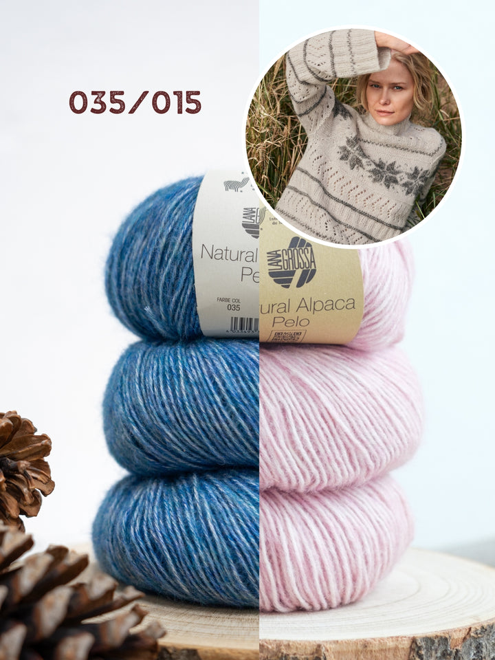 Breipakket Natural Alpaca Pelo raglantrui