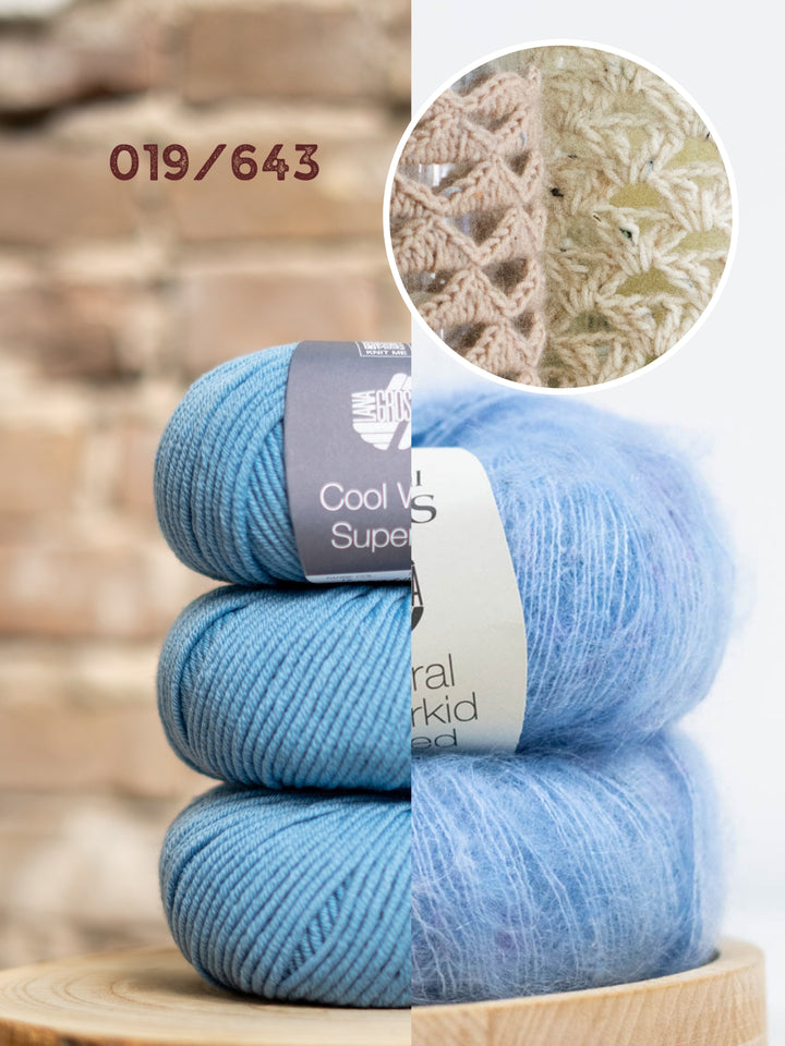 Haakpakket Cool Wool Superbig &amp; Natural Superkid Tweed windlicht