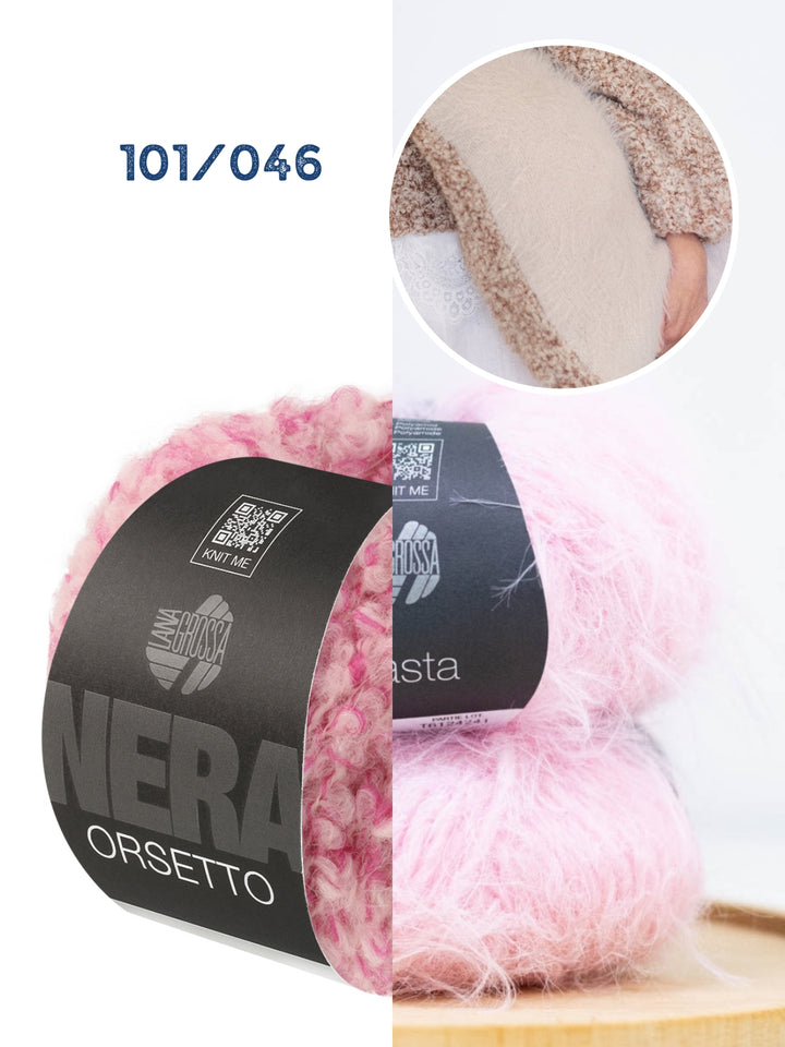 Breipakket Orsetto Mouliné &amp; Basta kussenhoes