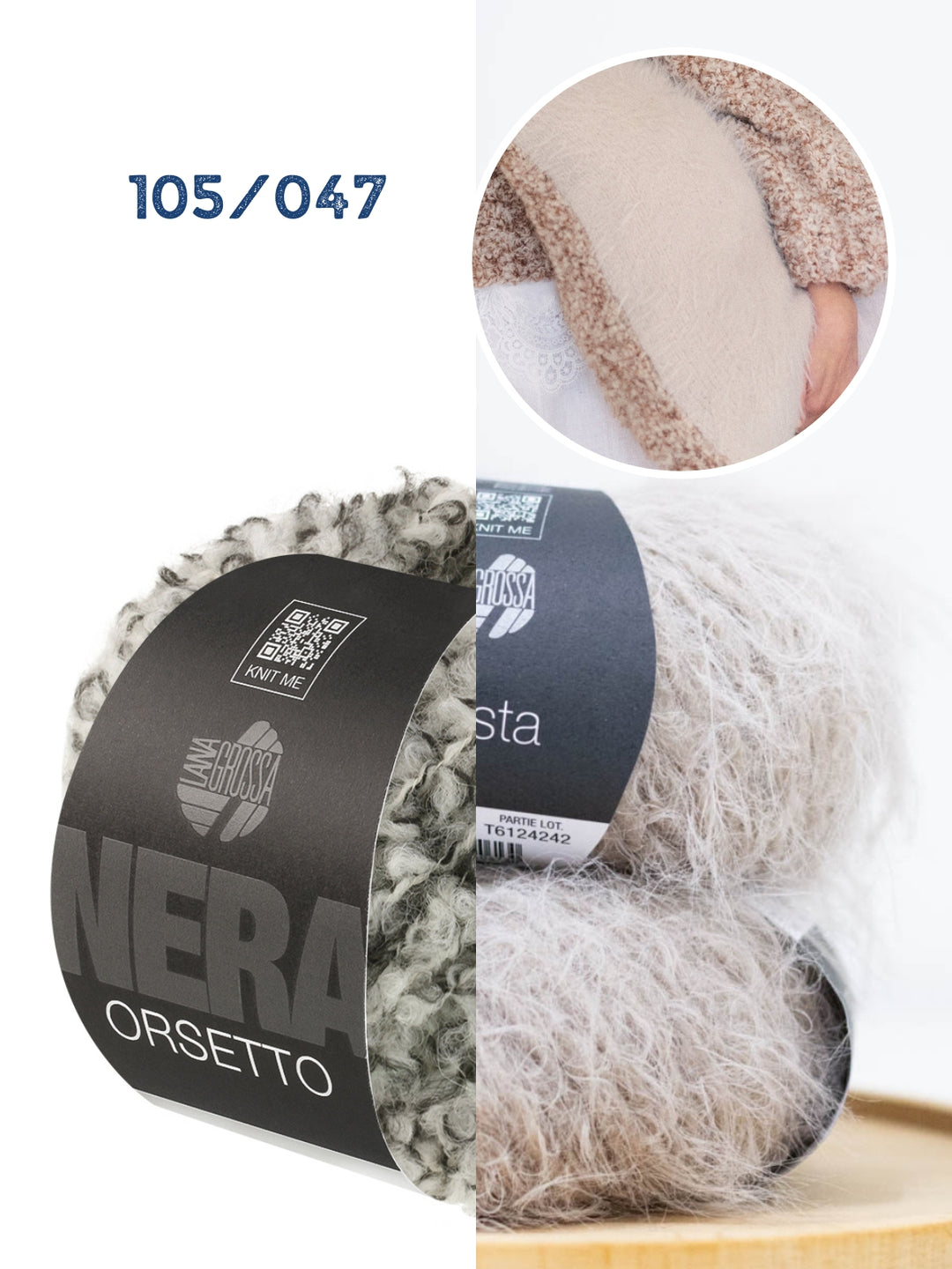 Breipakket Orsetto Mouliné &amp; Basta kussenhoes
