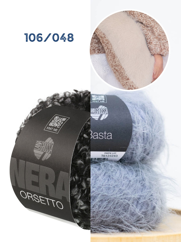 Breipakket Orsetto Mouliné &amp; Basta kussenhoes