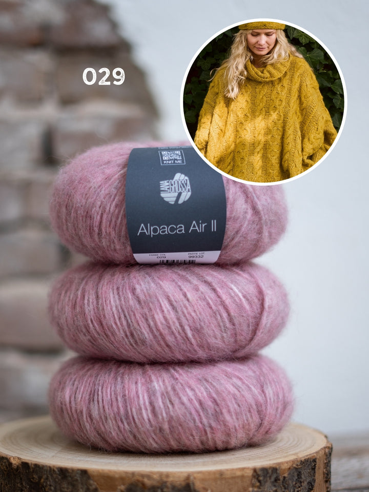 Breipakket Alpaca Air II ponchotrui