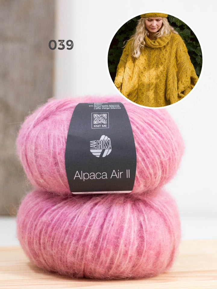 Breipakket Alpaca Air II ponchotrui