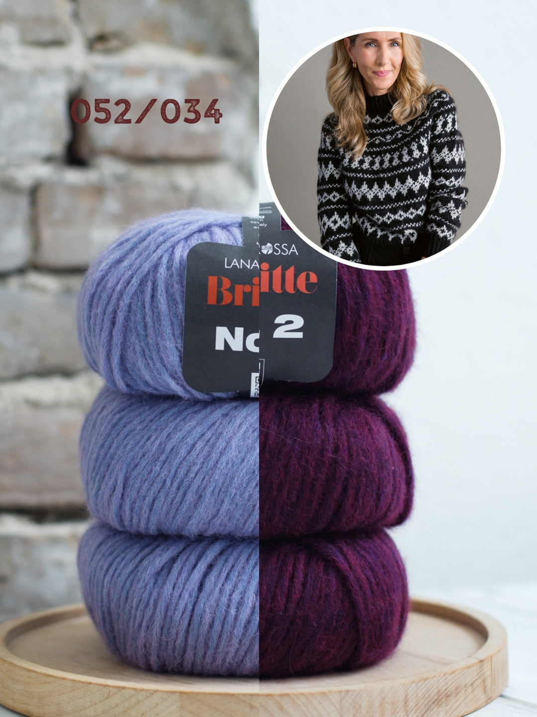 Breipakket Brigitte No. 2 Noorse trui - Tove Lindtein
