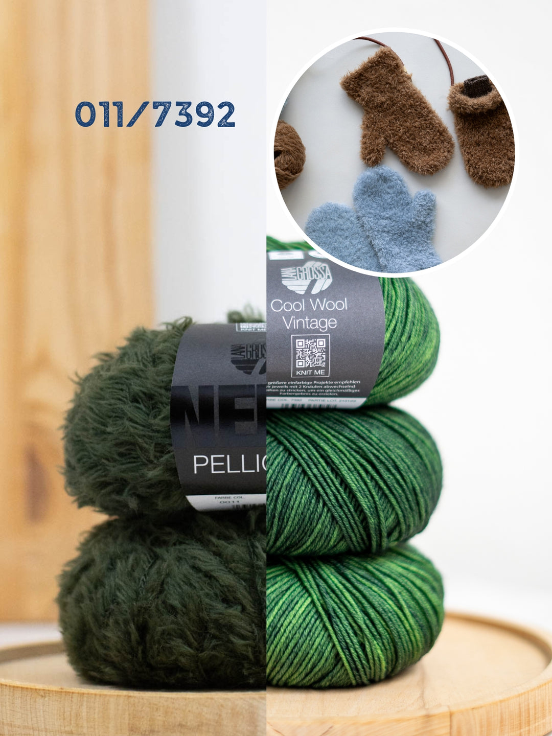Breipakket Pelliccia &amp; Cool Wool wanten