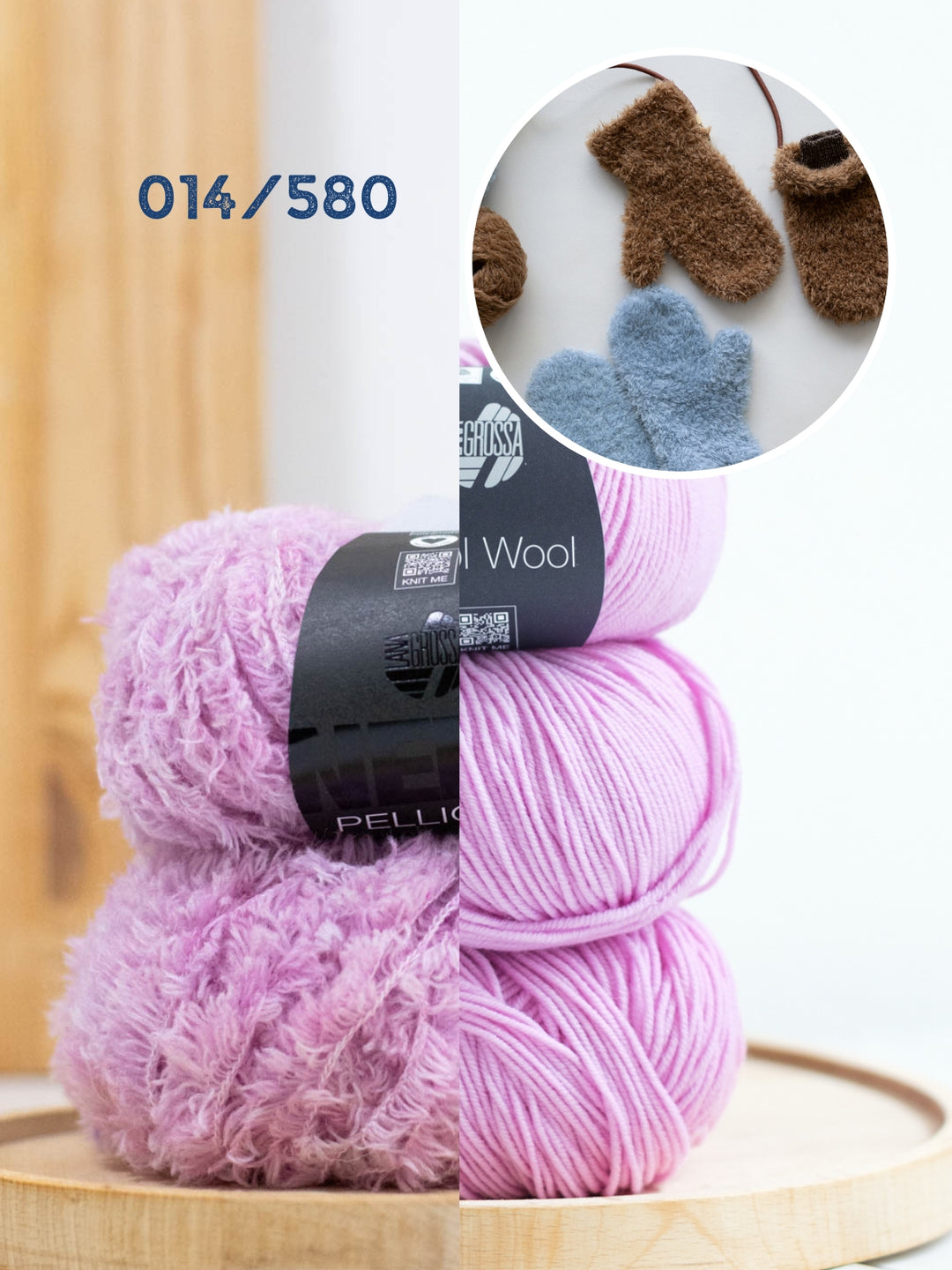 Breipakket Pelliccia &amp; Cool Wool wanten