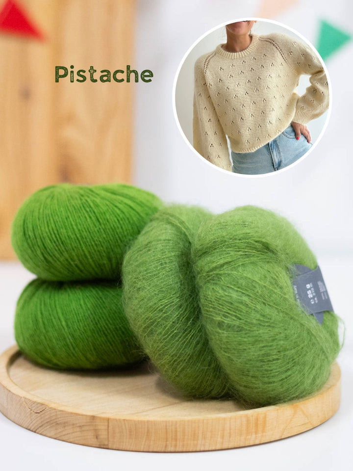 Breipakket Lillie Sweater - Kolibri by Johanna