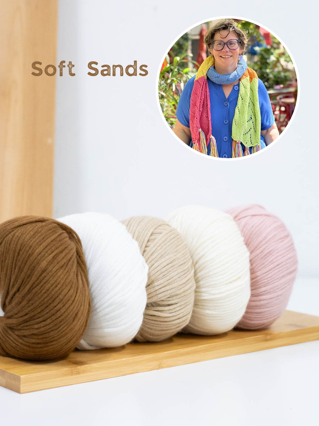 Breipakket Colorblock Ajoursjaal Summer Softness