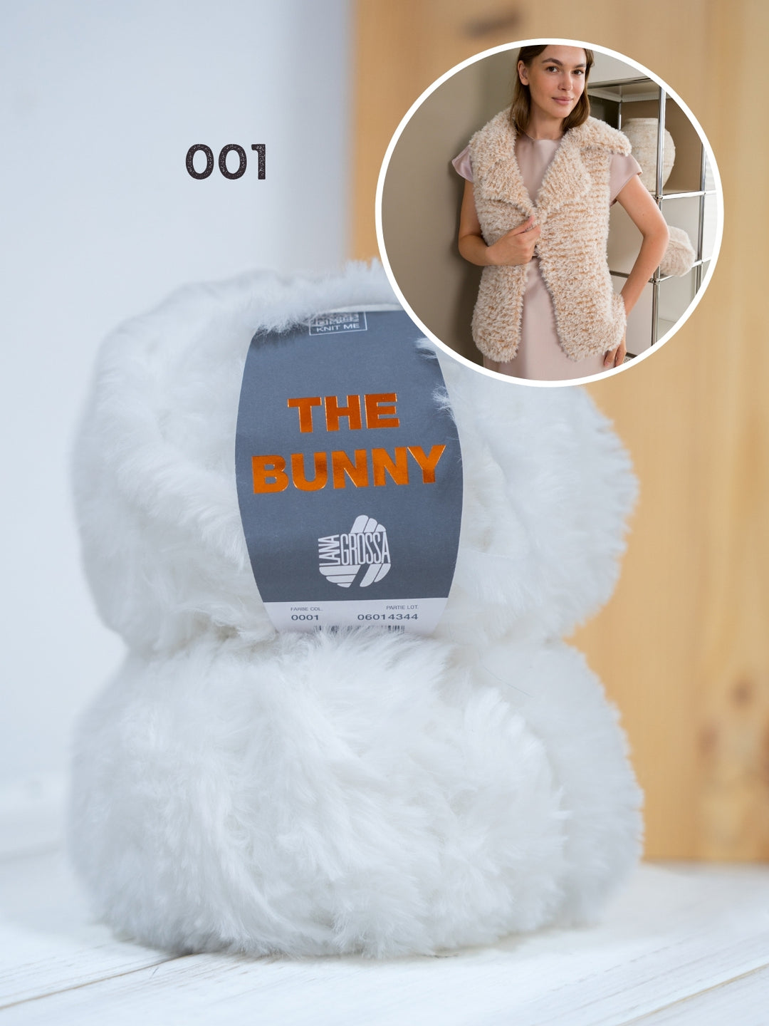 Breipakket The Bunny mouwloos vest