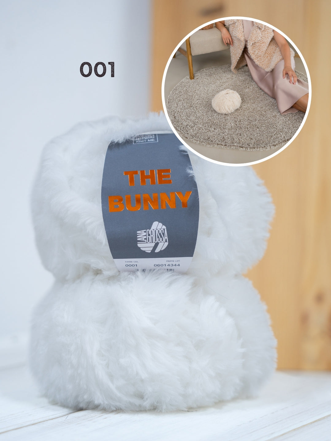 Haakpakket The Bunny rond vloerkleed