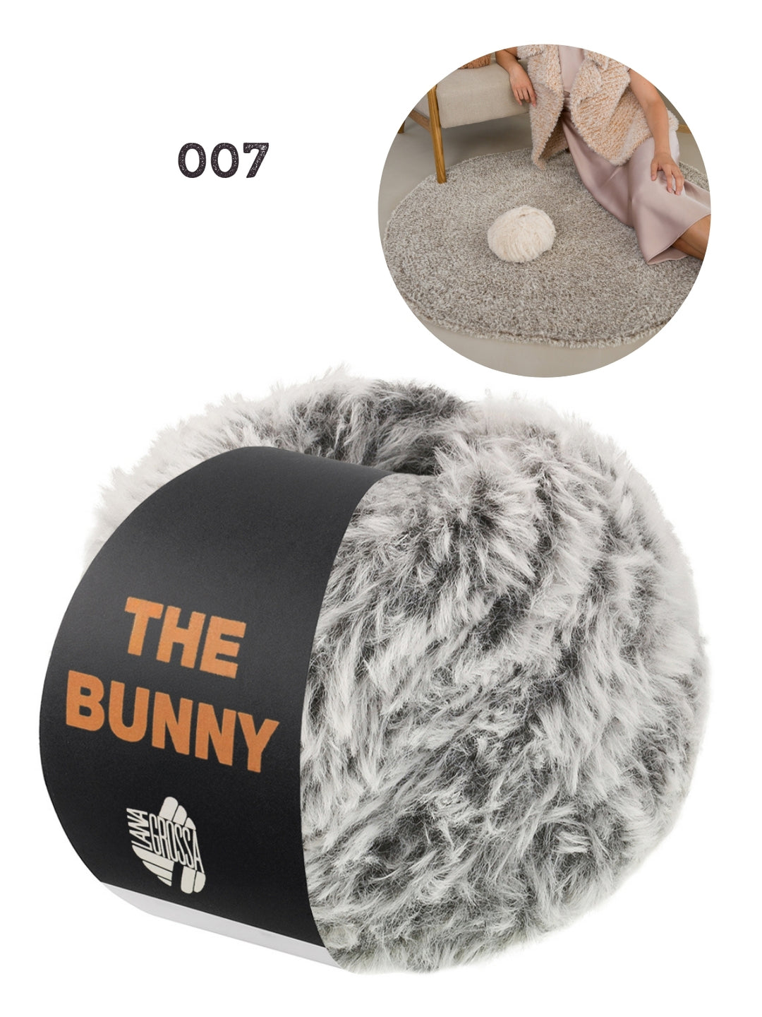 Haakpakket The Bunny rond vloerkleed