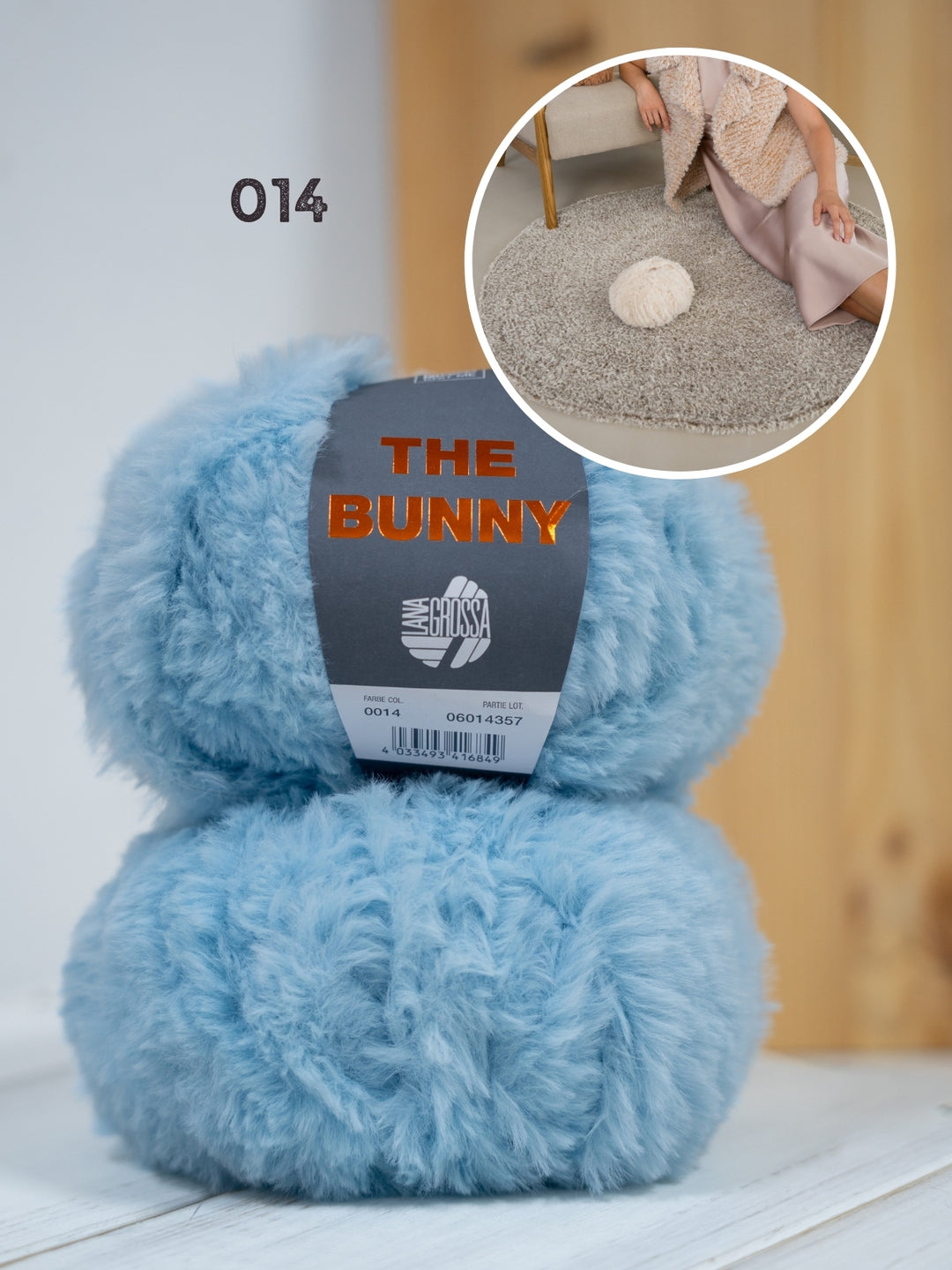 Haakpakket The Bunny rond vloerkleed