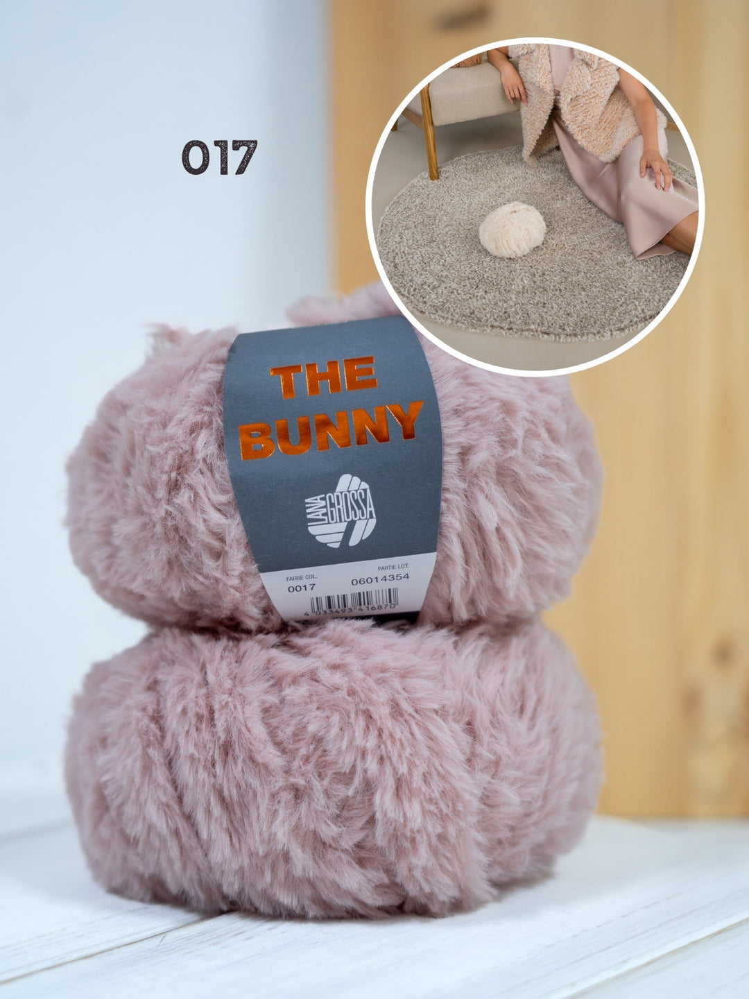Haakpakket The Bunny rond vloerkleed
