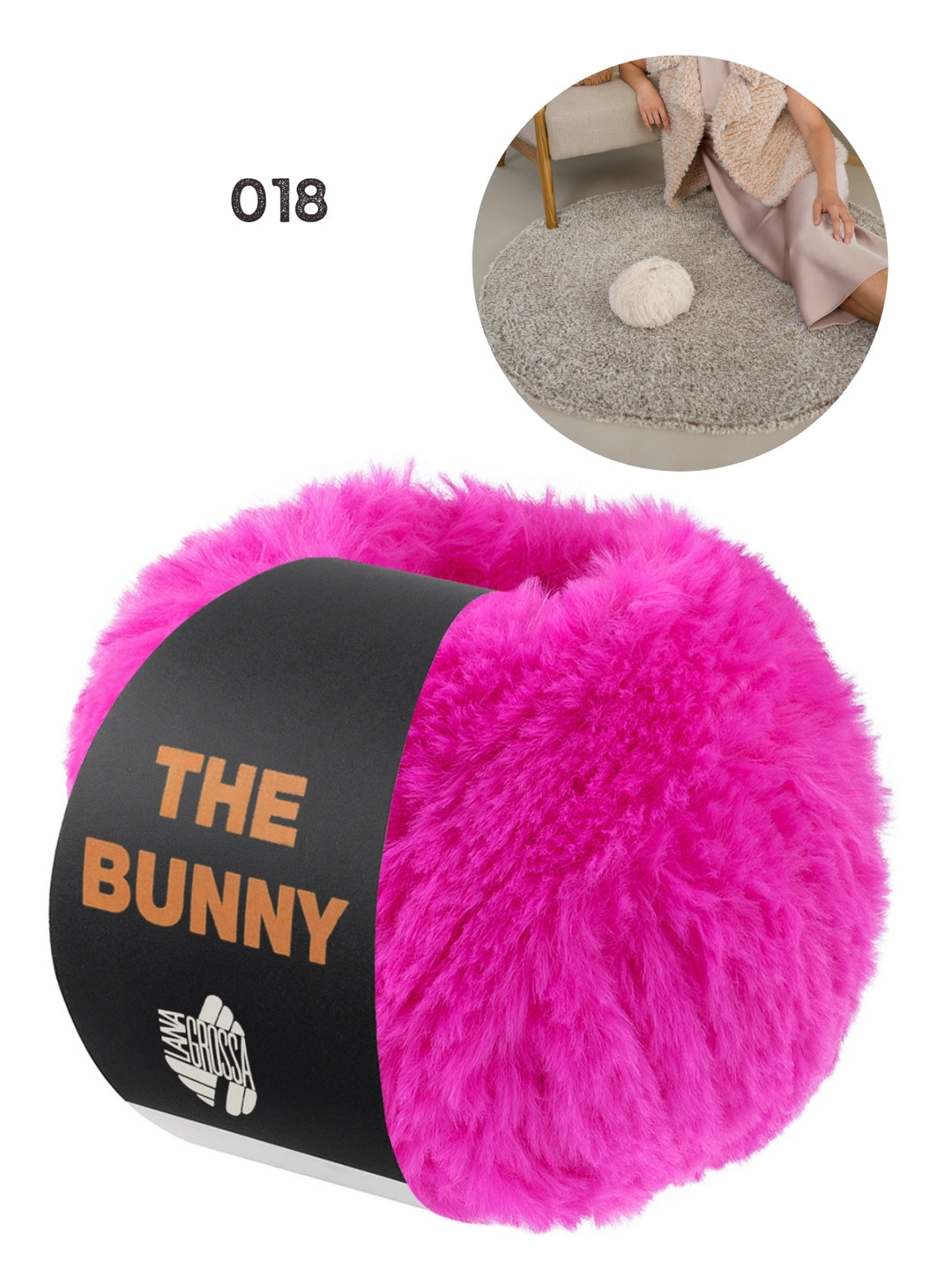 Haakpakket The Bunny rond vloerkleed