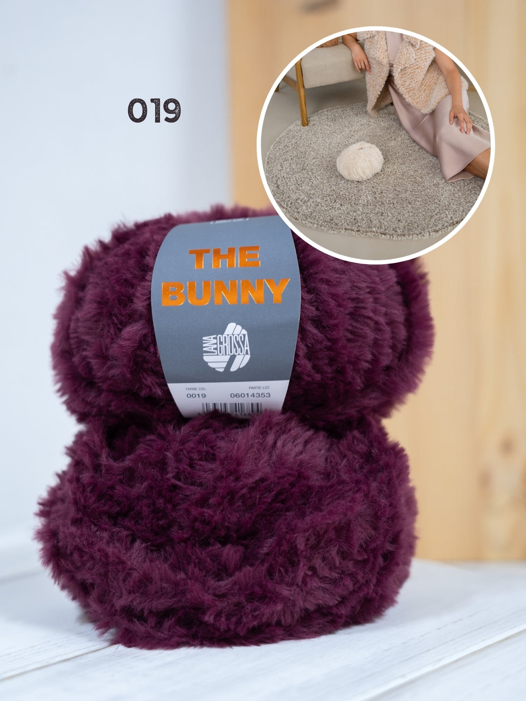 Haakpakket The Bunny rond vloerkleed