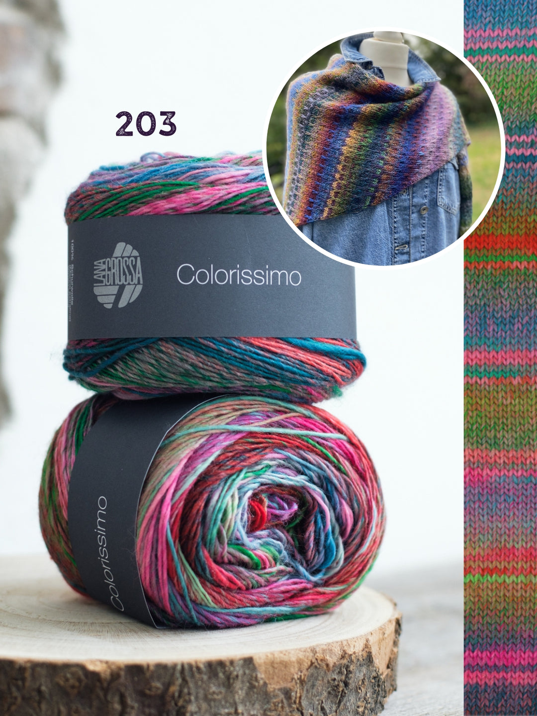 Breipakket Lizas Tuch Tiny Tracks - Colorissimo