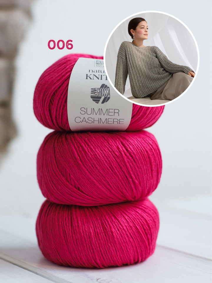 Breipakket Summer Cashmere ajourtrui