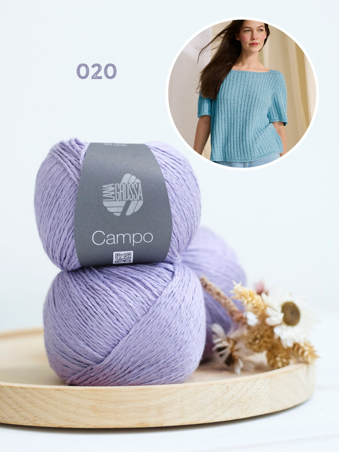 Breipakket Campo shirt met kleine kabels