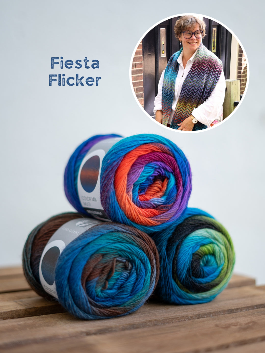 Breipakket Full Color sjaal