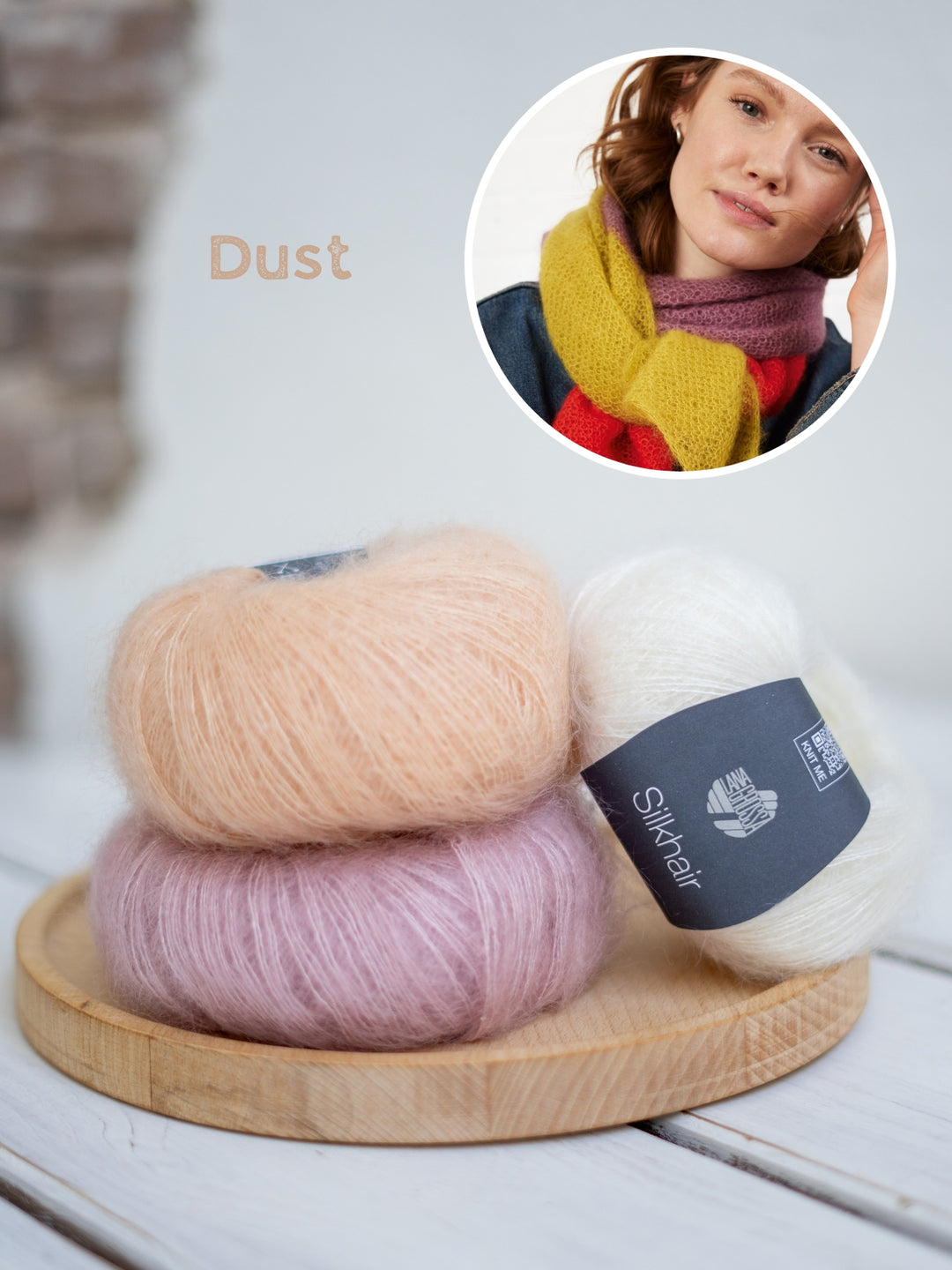 Breipakket Silkhair colorblock stola