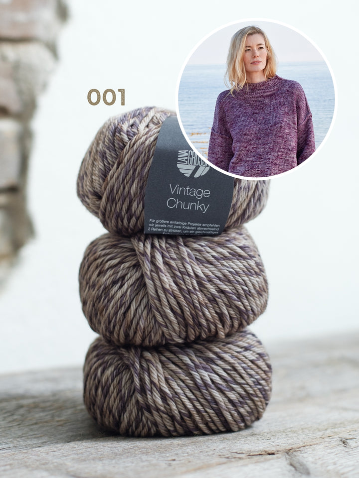 Breipakket Vintage Chunky oversized trui